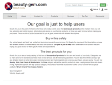 Tablet Screenshot of beauty-gem.com